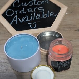 2 Sweet Grace And Peach Nectar Soy Beeswax Candle Bundle